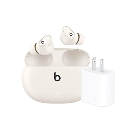 Beats Studio Buds + with Apple 20W USB-C Power Adapter - Ivory - color: Ivory, style: With Power Adapter