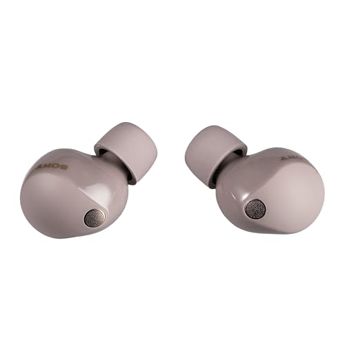 Sony WF-1000XM5 True Wireless Noise Canceling Earbuds (Pink) Hi-Res Audio, Bluetooth 5.3, Adaptive ANC, Built-in Microphone with Goby Labs Cleaner and Microfiber Cloth Bundle - color: Pink