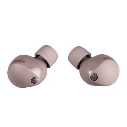 Sony WF-1000XM5 True Wireless Noise Canceling Earbuds (Pink) Hi-Res Audio, Bluetooth 5.3, Adaptive ANC, Built-in Microphone with Goby Labs Cleaner and Microfiber Cloth Bundle - color: Pink