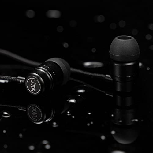 UliX Rider Wired Earbuds in-Ear Headphones, Earphones with Microphone, 5 Years Warranty, with Anti-Tangle Cable, Ear Buds for iPhone, iPad, Samsung, School Students, Kids, Women, Small Ears - style: 3.5 mm