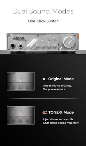 D&A Alpha Fully Balanced Desktop Hi-Res DAC & Headphone AMP Dual ES9039Q2M Decoder