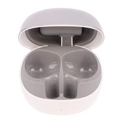 Wireless Gaming Earbuds, 20ms Ultra Low Latency Earbuds, Bluetooth 5.3 & 2.4G Dual Mode with Immersive 3D Sound & ENC Mic, Ideal for VR, PC & Console (White) - color: White