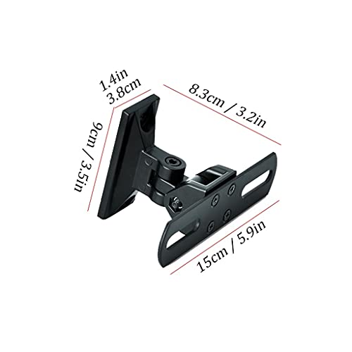 Entertainment Center Shelves Speaker Wall Mount Bracket Panoramic Surround Ceiling Speaker Bracket for Living Room Meeting Room Adjustable Speaker Bracket Suitable for DVD Players, Cable Boxes