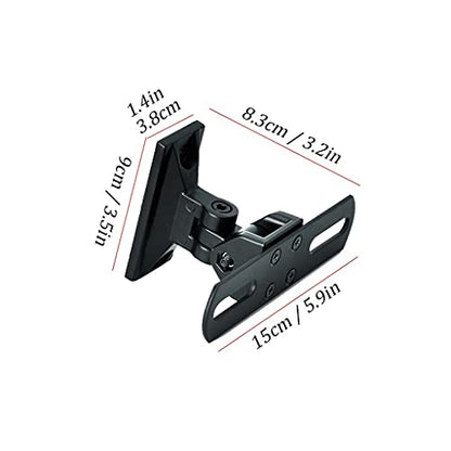 Entertainment Center Shelves Speaker Wall Mount Bracket Panoramic Surround Ceiling Speaker Bracket for Living Room Meeting Room Adjustable Speaker Bracket Suitable for DVD Players, Cable Boxes