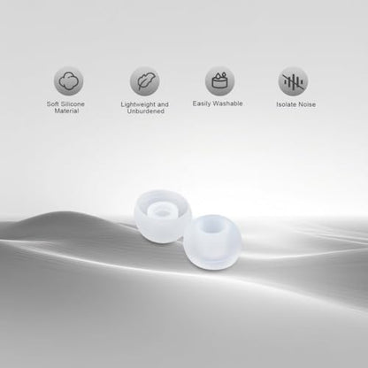 INF Silicone Ear Tips for 4.5-6 mm Earphones 3 Sizes 15 Pairs