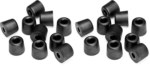 Decibullz Custom Molded Memory Foam Earbud Tips – 5 Pairs Small | Comfortable Ear Bud Replacement Tips for Earphones & Earplugs (Pack of 2) - size: Small (Pack of 2)