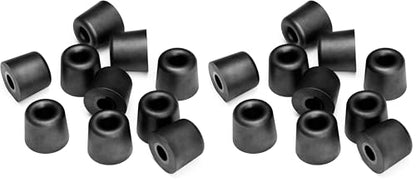 Decibullz Custom Molded Memory Foam Earbud Tips – 5 Pairs Small | Comfortable Ear Bud Replacement Tips for Earphones & Earplugs (Pack of 2) - size: Small (Pack of 2)