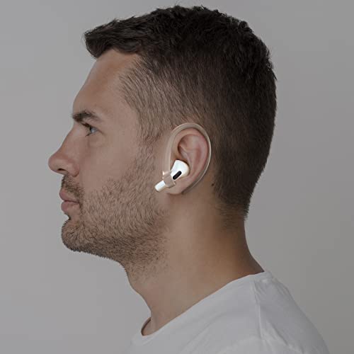 2 Pairs Ear Hooks for AirPods Pro 2 1 AirPod 4-1, Transparent | Upgraded Anti Slip Sports Clip Hooks, AirPods Pro 2, Pro, AirPods 4, 3, 2 & 1, Friendly to Glasses Wearers - color: Transparent