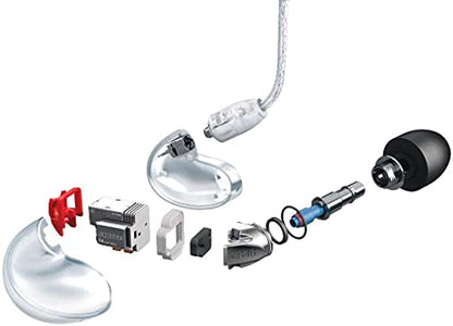 Shure SE846 Sound Isolating Earphones - Clear - color: Clear, style: Boom microphone stand with a telescoping boom arm