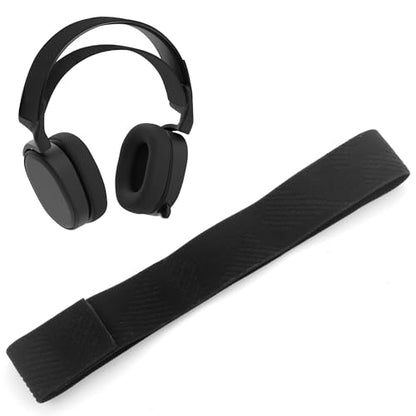Arctis 7 Fabric Headband Replacement Headband Top Pad Cushion Cover Compatible with SteelSeries Arctis 7 / 9X / Pro Lossless Wireless Gaming Headphones Replacement Band - Black - color: Black
