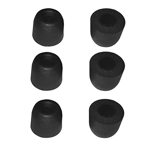 CCA Memory Foam Earbud Tips Soft&Bouncy Premium Replacement EarphoneTips(3 Pairs)
