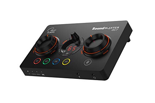 Creative Sound Blaster GC7 Gaming Streaming USB DAC and Amp | Gaming USB DAC, Super X-Fi, GameVoice Mix, Programmable Controls, Streaming, Immersive Audio