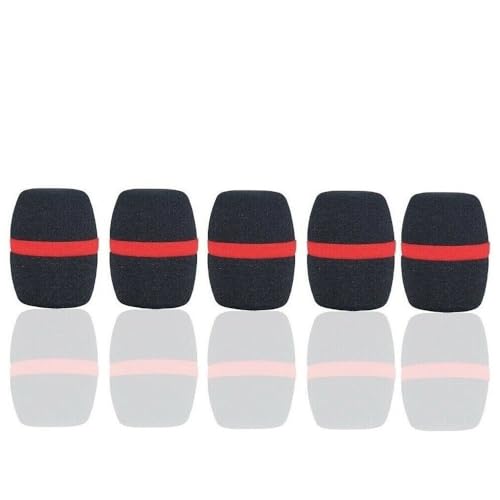 5 Pack Thick Microphone Windscreen Cover Foam for Sennheiser Wireless Handheld Transmitter