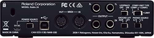 Roland 2-In 4-Out USB Audio Interface Bundle with Instrument Cable