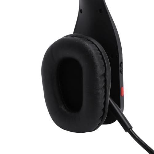 Goshyda Trucker Bluetooth Headset AI Noise Canceling Mic Mute Key Single Ear Wireless Headphones for Truck Driver Video Conference
