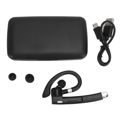 VBESTLIFE Single Ear Bluetooth Headset, Wireless Trucker Headset with Noise Cancelling Mic, 64H Playtime, for Long Distance Driving Business Travel