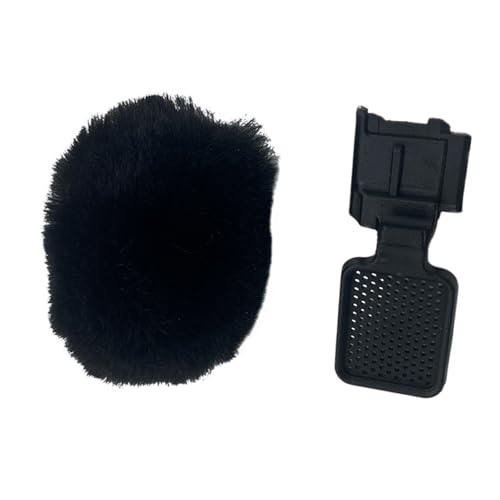 Secure Attachment Plush Cover for Hot Shoe Mount Ensuring Clear Voice Captures Outdoors Windproof Microphone Cover with Hot Shoe Mount Suitable - color: black boot black fu
