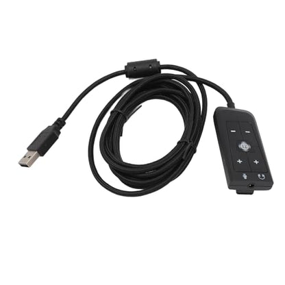 VBESTLIFE USB Sound Card, 7.1 Virtual Surround Audio Adapter with Headphone & Microphone Jacks for PC Gaming, USB to 3.5mm DAC for Esports FPS, External Sound Card with LED Indicator