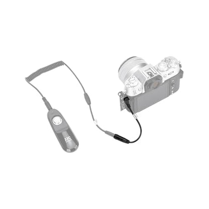 JJC 3.5mm to 2.5mm Shutter Remote Cable for Fuji X-E5 X-M5 X-T50 GFX100RF | 3.5mm TRS Male to 2.5mm Female, for Fujifilm XE5 XM5 XT50 GFX 100S II GFX100 II Cameras, Allows to Connect Fuji RR-100 Remote - size: 3.5mm Male to 2.5mm Female