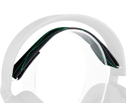 SOULWIT Headband Cover for SteelSeries Arctis 3/Arctis 5 (Do Not Fit Other Arctis) Gaming Headsets, Replacement Headstrap Pad Repair Part - Green Line - color: Green Line