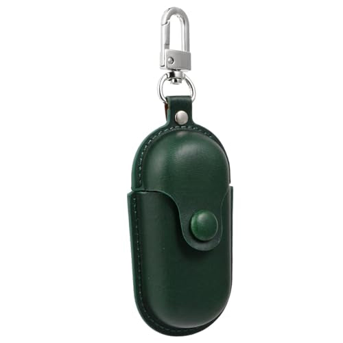 Alipis Waterproof Earphone Case for 3i Model, Scratch-Proof Portable Earbud Holder with Anti-Lost Design, Dark Green Protective Cover for Travel and Camping