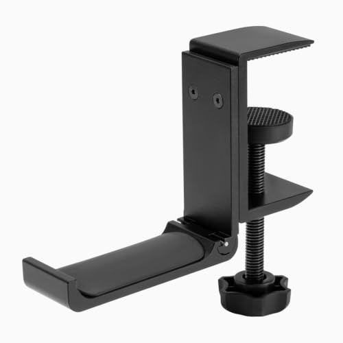 Desky Foldable Headphone Hook Silver - color: Silver