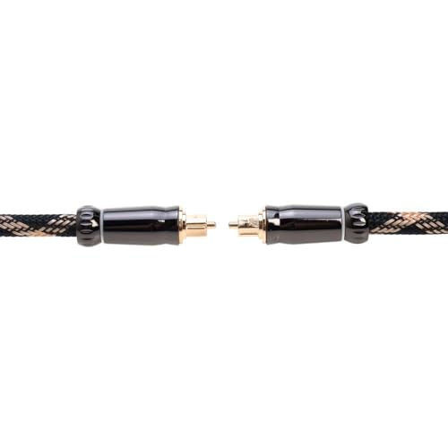 Cables Direct Online 3FT Premium Toslink Optical Audio Cable High Fidelity Digital Fiber Optic Cord for Home Theater, Sound Bar, Gaming Consoles Durable Nylon Braided Design Gold-Plated Connectors - size: 3ft