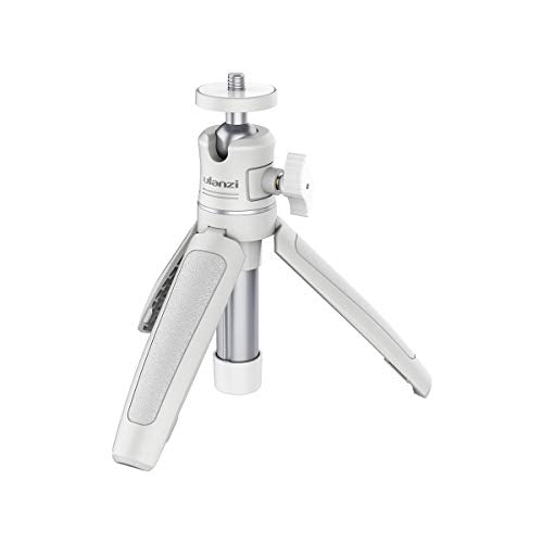 ULANZI Extension Pole Tripod Mini Selfie Stick Stand Handle Grip Vlogging | for iPhone 13 Pro Max Smartphone OSMO Pocket 4 3 Canon G7X Mark III Sony RX100 DJI Osmo Nano Luna Cameras White - color: White