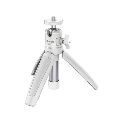 ULANZI Extension Pole Tripod Mini Selfie Stick Stand Handle Grip Vlogging | for iPhone 13 Pro Max Smartphone OSMO Pocket 4 3 Canon G7X Mark III Sony RX100 DJI Osmo Nano Luna Cameras White - color: White