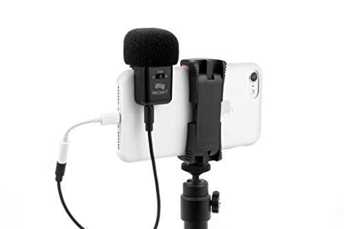 IK Multimedia iRig Mic Cast 2 mini Vocal Microphone with Front, Rear, Omni Recording, for Podcast, Video, Streaming and More - Compatible with iPhone, iPad, Android and All Popular apps - style: iRig Cast 2