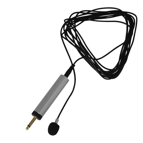 Lavalier Lapel Microphone Portable Wire Musical Instrument Mic Pickup Microphone for Trumpet Violin Banjo Portable Wire Musical Mic