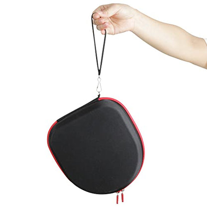 Hermitshell Hard Travel Case for Silensys E7 / PurelySound/MOVSSOU/COWIN/Tapela/Audonia Active Noise Cancelling Bluetooth Headphones (Black+Red) - color: Black+Red