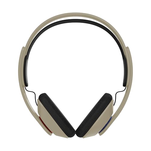 Koss KPH30 Wireless Bluetooth Retro Style On-Ear Headphones, Rhythm Beige | 20+ Hour Battery Life, USB-C Charging, Microphone - color: Rhythm Beige