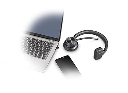 Headset Advisor Bundle Poly Voyager 4310 UC Wireless Headset with Charging Stand
