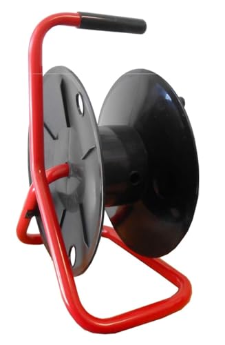 Audio2000'S ADC2716 Cable Reel, Capacity: 330ft of 6mm cable - color: Red