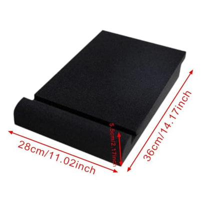 Studio Monitor Isolation Pad Sound Insulation,Fits Most Stands,Prevents Vibrations Acoustic Speaker Isolation Pad for Floor, L - size: L