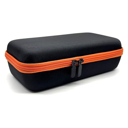 Wireless Microphone Case Compatible with JBL Wireless Two Microphone System, Handheld Dual Mic Travel Bag for Singing or Karaoke for Receivers, Adapters, AA Batteries-Black
