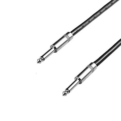 2Pcs 25ft 12AWG 1/4" TS Cable Heavy Duty Audio Amplifier Speaker Cord - size: 25ft