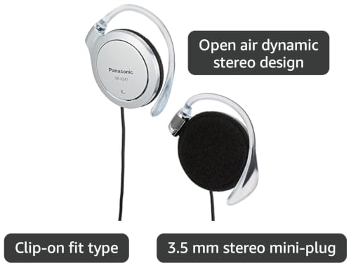 Panasonic clip headphone silver RP-HZ47-S - color: Silver