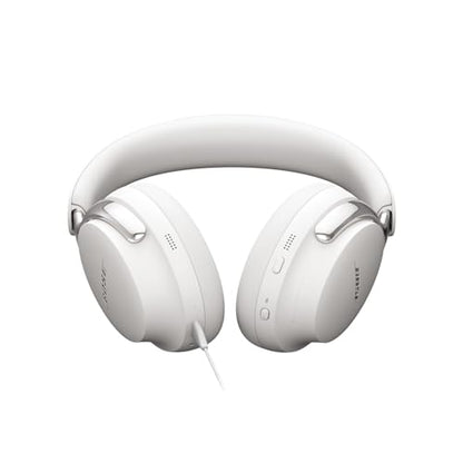 Bose QuietComfort Ultra Bluetooth Headphones (2nd Gen), Wireless Headphones with Spatial Audio, Over Ear Noise Cancelling with Mic, Up to 30 Hours of Play time, White Smoke - color: White