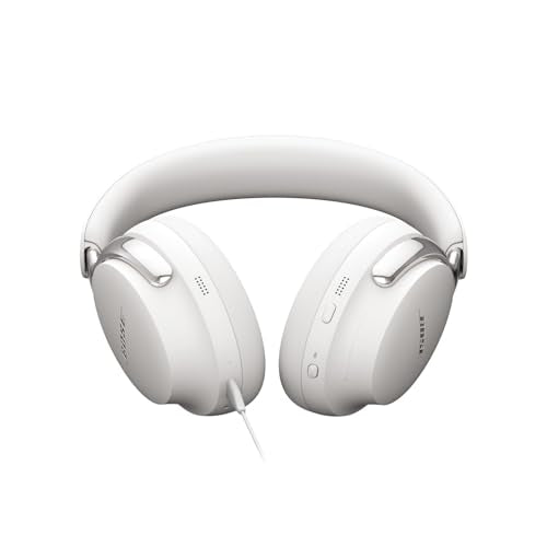 Bose QuietComfort Ultra Bluetooth Headphones (2nd Gen), Wireless Headphones with Spatial Audio, Over Ear Noise Cancelling with Mic, Up to 30 Hours of Play time, White Smoke - color: White
