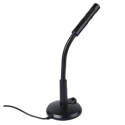 Toyvian USB Condenser Microphone for Gaming Streaming and Recording Desktop Cardioid Mic Mute Button and LED Indicator Plug and Play for Computers and Laptops
