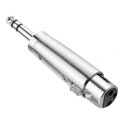 XLR Female to 1/4" TRS Adapter, Balanced XLR Female to 1/4 Inch TRS Stereo Jack Plug Cable Adapter - 2 Pack - style: 1/4 inch TRS Stereo Male to XLR Female Adapter
