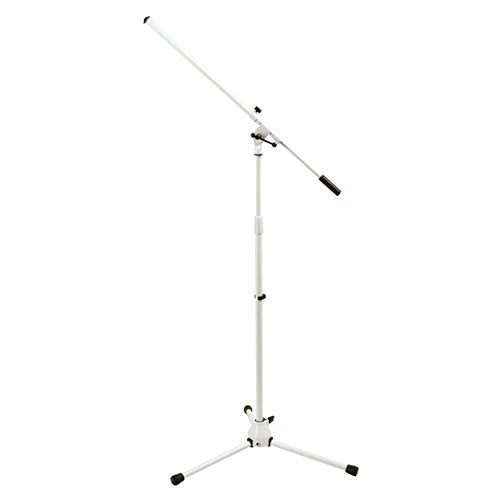 OnStage On-Stage MS7801W Telescoping Microphone Boom Stand, White