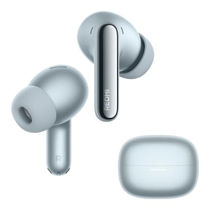 XIAOMI REDMI Buds 8 Pro-us (Blue) True Wireless Earbuds, 55dB Ultra-Wide ANC, Hi-Res Audio Wireless, Dolby Audio, 33H Playback, IP54 Water Resistant - color: Blue