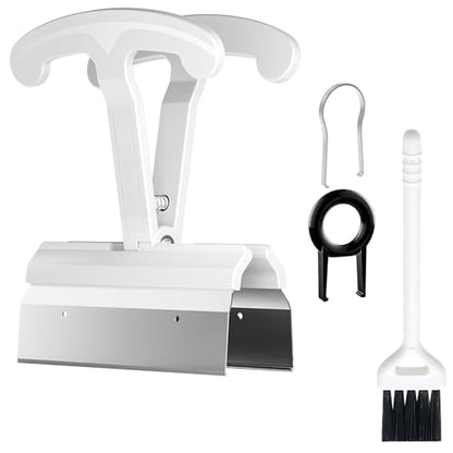 4-Key Keycap Puller, Keyboard Key Remover & Key Cap Removal Tool 4X Faster | JM.JEEMI Mechanical & Hot-Swappable Keyboards Key Puller, Keyboard Cleaning Kit Compatible with Most Key Layout, Large, White - size: Large