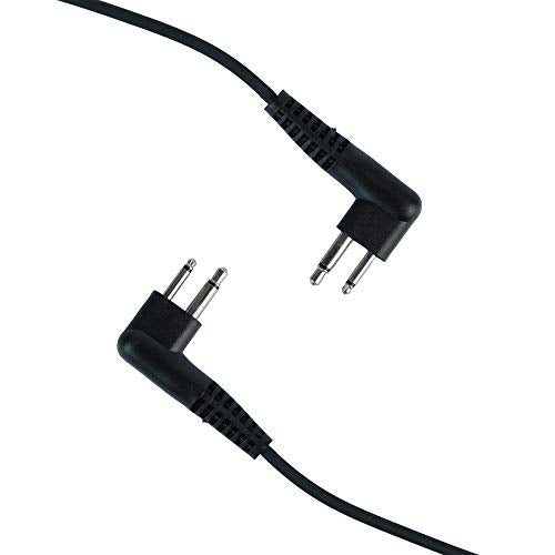 2 Pin Headset for Motorola CP200D M1 R2 DLR1060 Radio,2PCS | Compatible with CP200 CP185 DLR1020 DTR650 DTR700 MAGONE BPR40 BC130