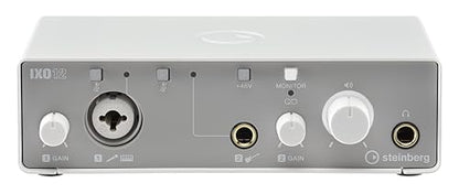 Steinberg IXO12 White, 2x2 USB 2.0 24-Bit/192kHz Audio Interface With Cubase AI, Cubasis LE and Steinberg Plus Software - color: White, style: IXO12