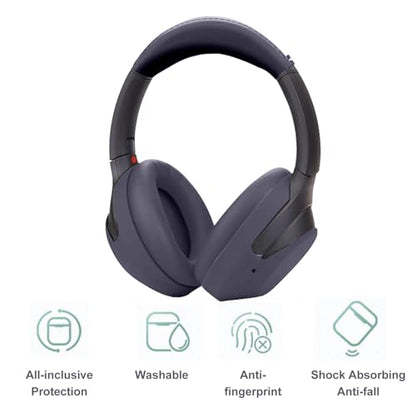 Aiivioll 3 Set Case Cover for Sony WH-1000XM4/WH-1000XM3 Headphones, 1000XM4/1000XM3 EarPad Cover/Ear Cover/Headband Cover Protector, Sweat Proof Soft Silicone Headphones Accessories (Blue) - color: Blue