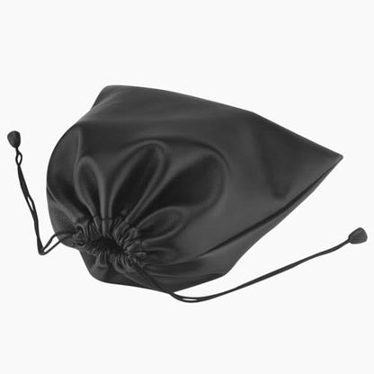 Geekria Headphones Pouch, Compatible with Sony WH-1000XM6, WH-1000XM4, Bose QC Ultra II, QC 45 and More, Universal Headset Pouch/Portable Travel Bag (Black PU)